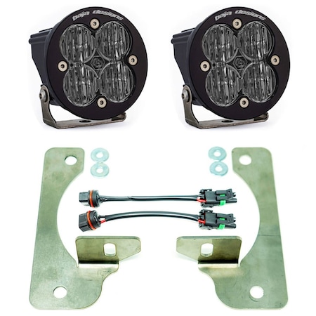 Baja Designs JEEP JL, RUBICON, SQUADRON-R SAE, FOG POCKET KIT 447623